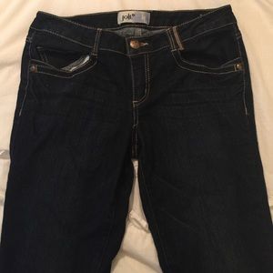 Dark Wash Denim Skinny Jeans