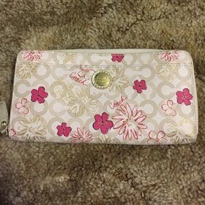 Flower Coach Wallet