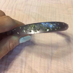 Alexis Bittar Swarovski Crystal tapered bangle