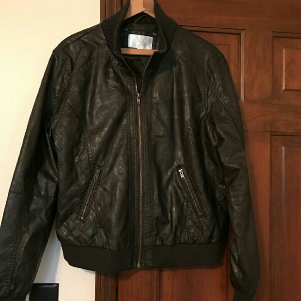 Brown Pleather Jacket