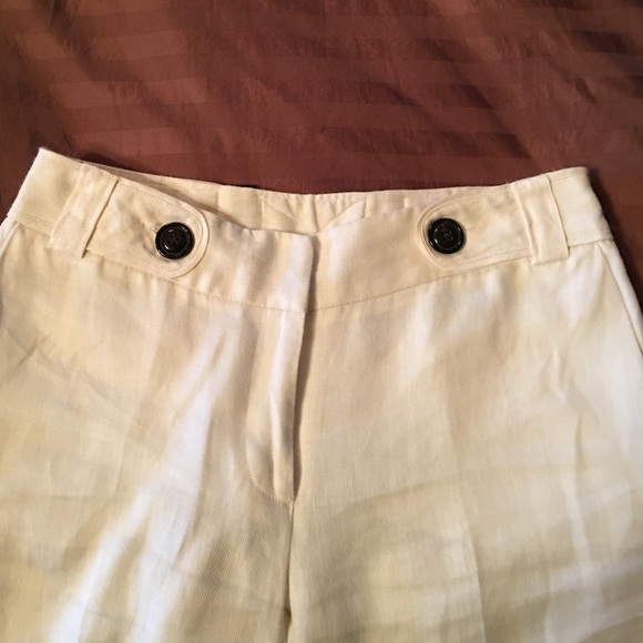 Zara Pants & Jumpsuits Zara White Linen Pants Poshmark