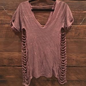 Gimmicks from Buckle cut out tee