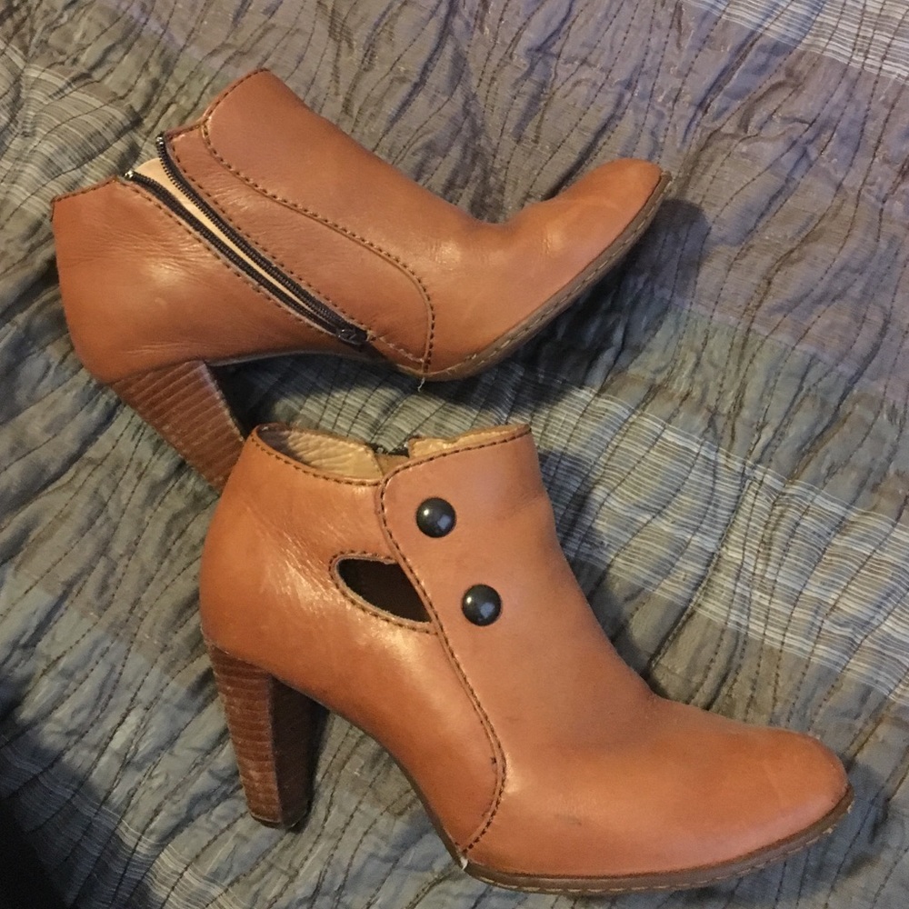 Born Crown Leather Booties