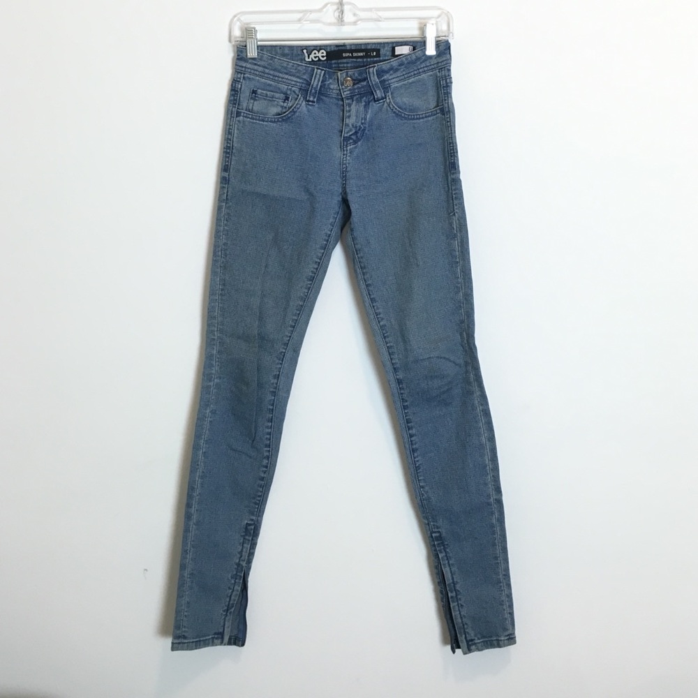 Lee Blue Denim Super Skinny leg jeans