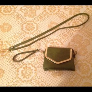 Olive Crossbody Wristlet