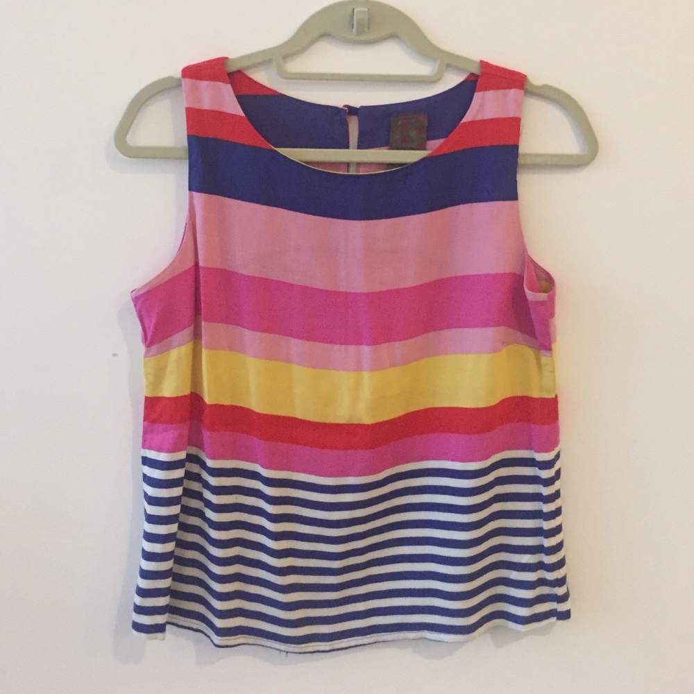 Colorful stripe top