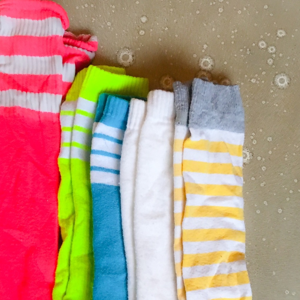 5 Pairs  Socks & Leg warmer Bundle