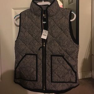 JCREW Herringbone Quilted Vest