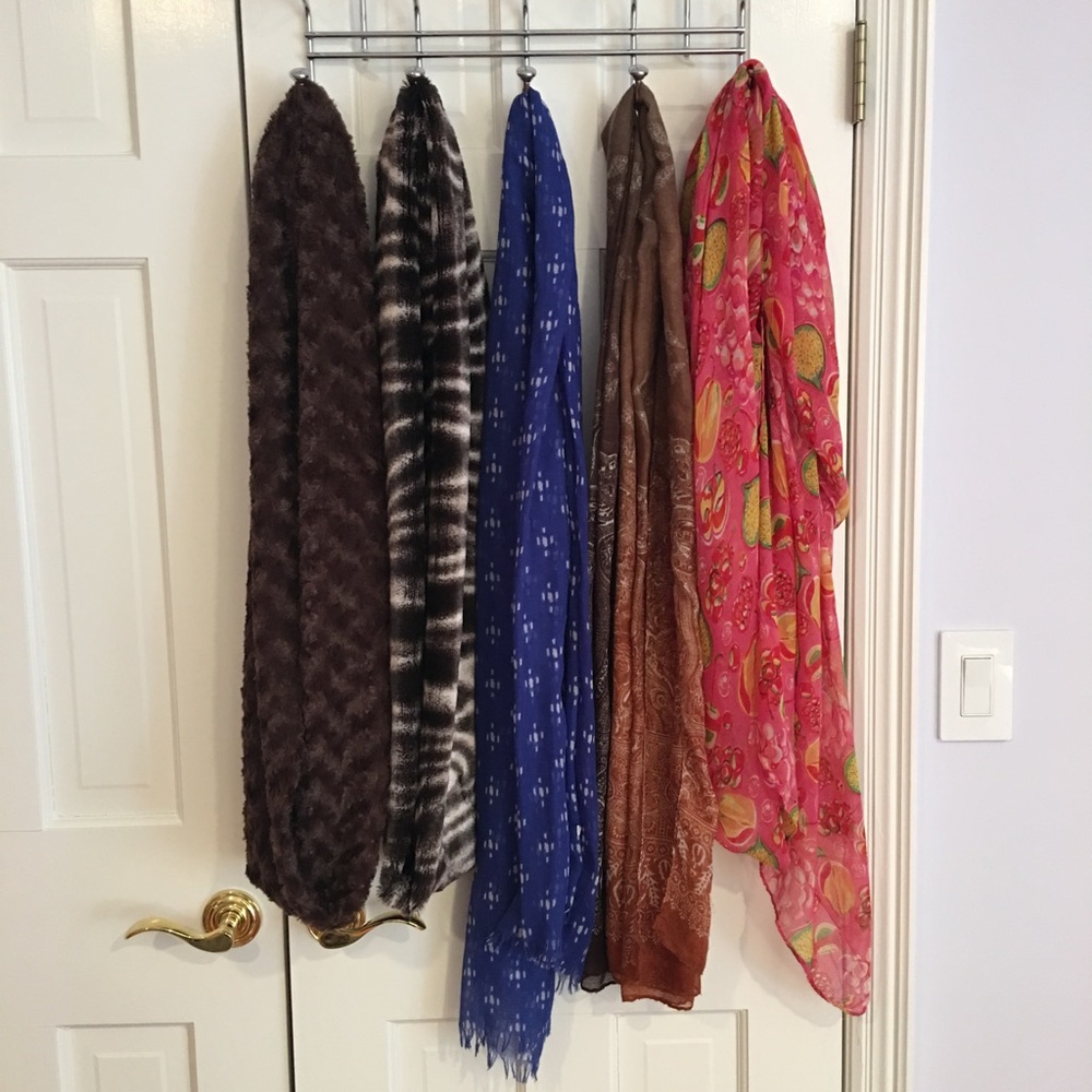 Bundle of 6 infinity scarves