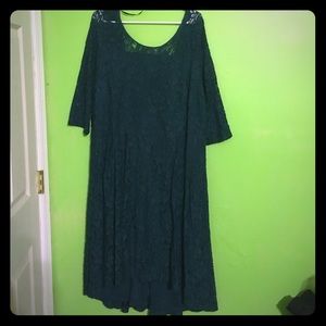 Fancy green lace dress