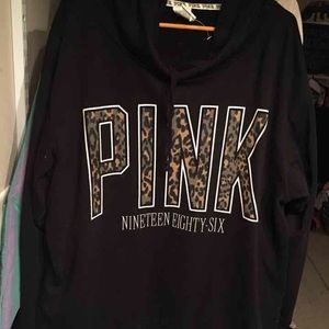 FINAL PRICE! Victoria Secret PINK cheetah hoodie