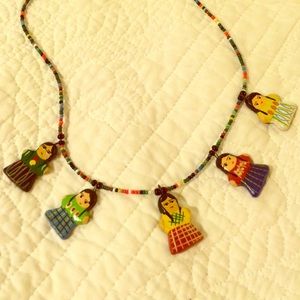 Guatemalan Beaded Necklace.