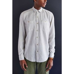 Men's Embroidered Button Down Shirt