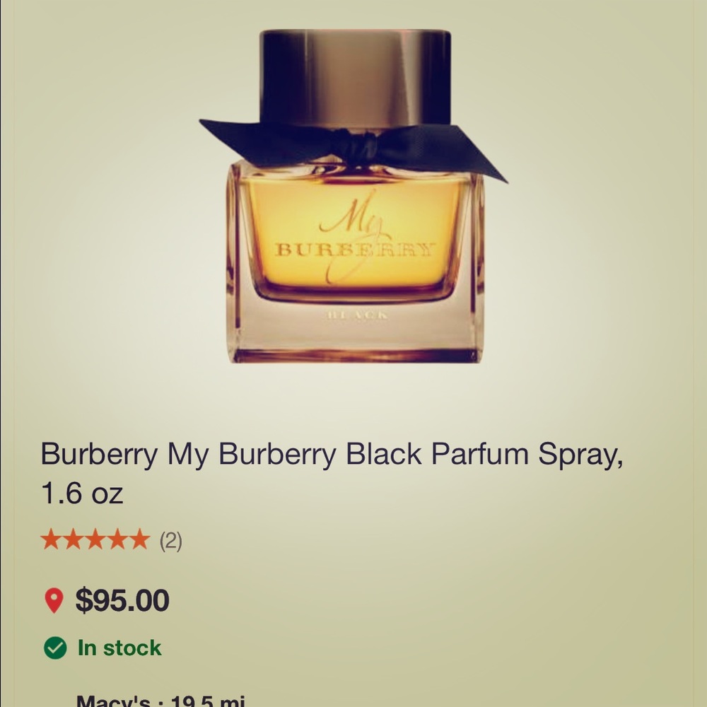 My Burberry Black Perfume w/box NEVER USED
