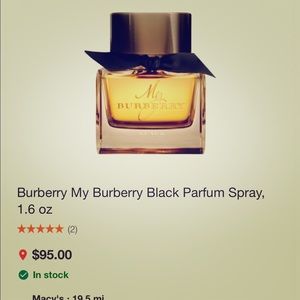 My Burberry Black Perfume w/box NEVER USED