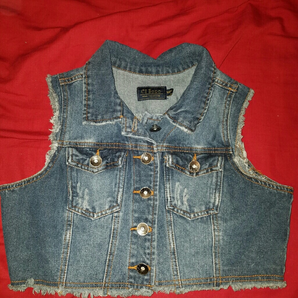 Denim vest!