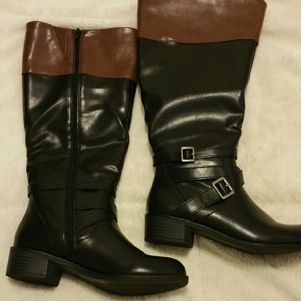 Arizona Dakota two-toned riding boots