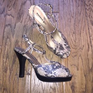 Madden Girl Snake print heels