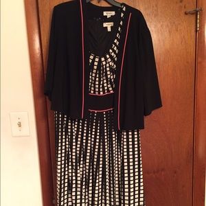 Gently Used dress and matching cardigan