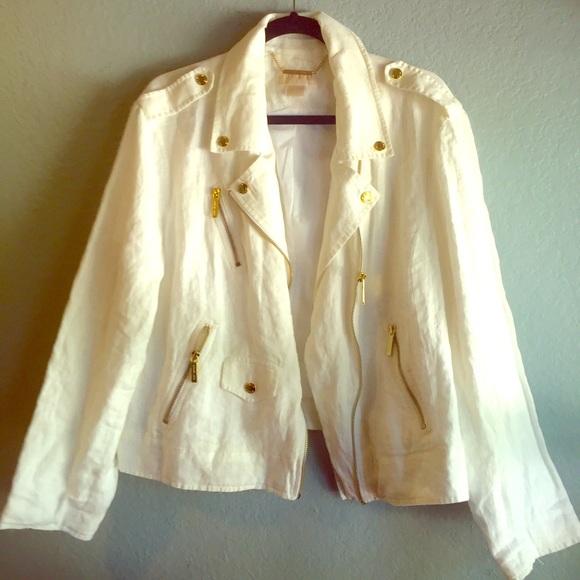Michael Kors Jackets & Blazers - NWOT! Michael Kors Linen Jacket