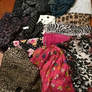 Bundle 12 fashion scarves lightweight
