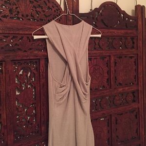 NWOT Tobi Twisted-Back Tank Dress