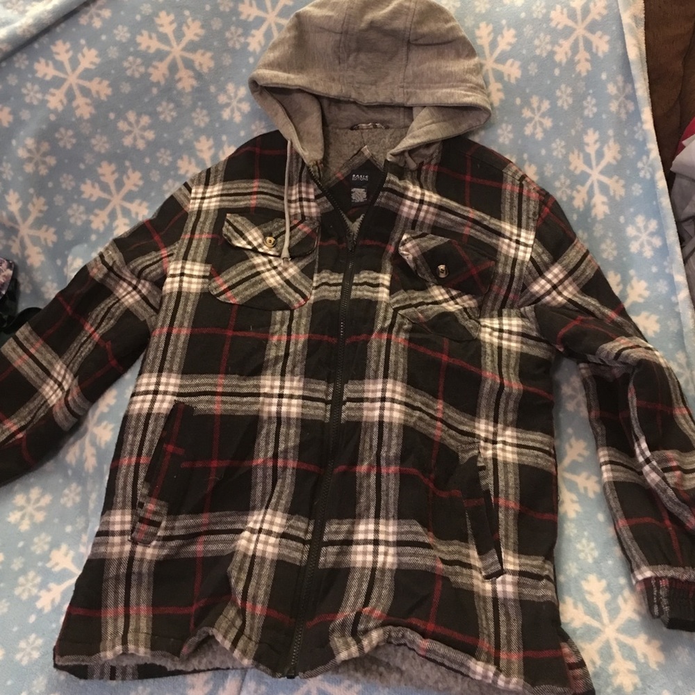 Fleece lined jacket