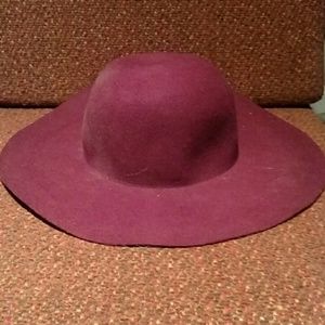 Women's Soft brim floppy wool hat