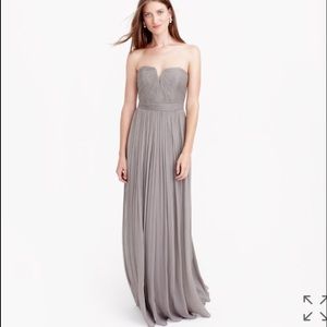 J CREW Nadia chiffon dress