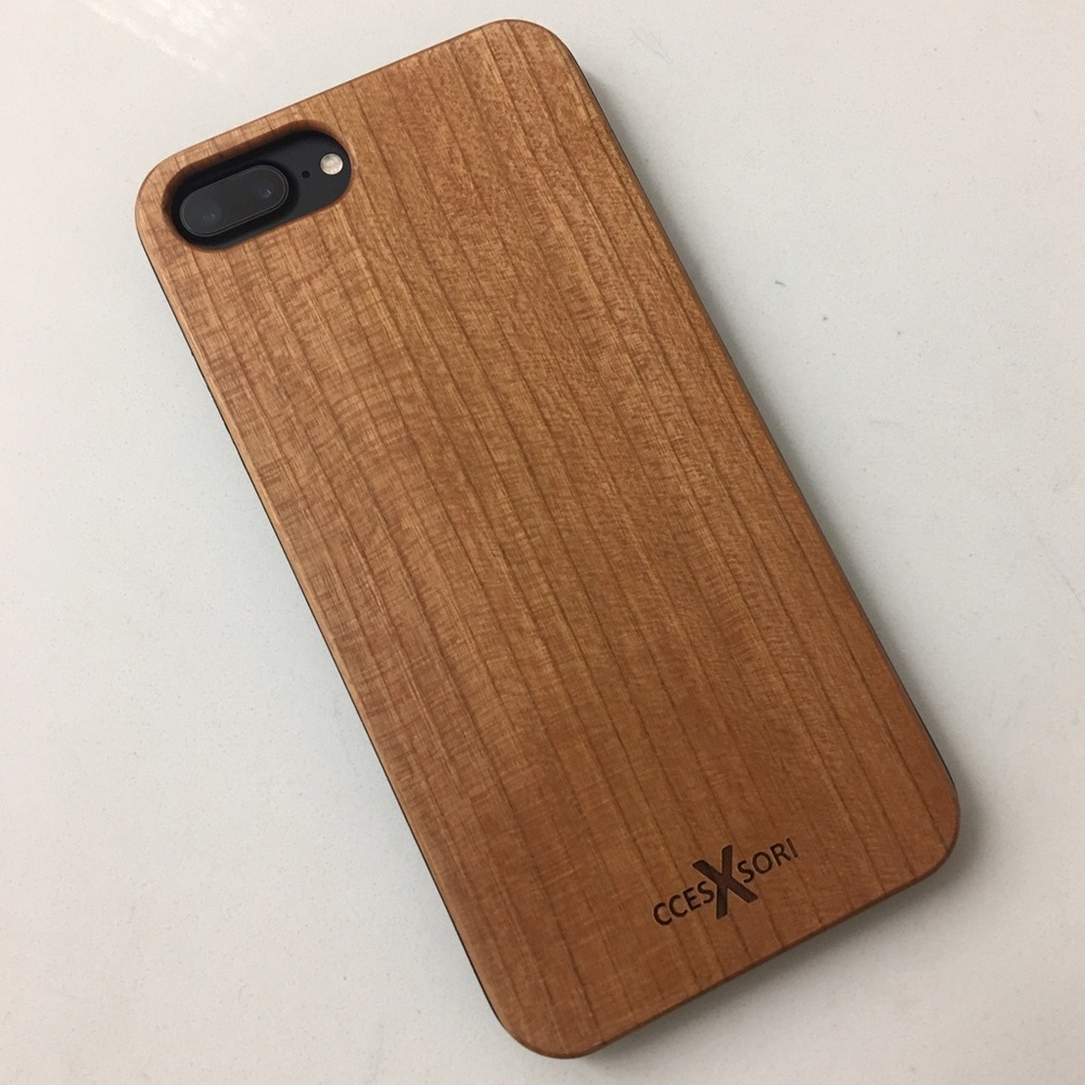 Cherry Wood iPhone Case🌴++2 Screen Protectors