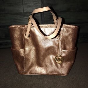 Michael Kors Rose Gold Tote / Purse