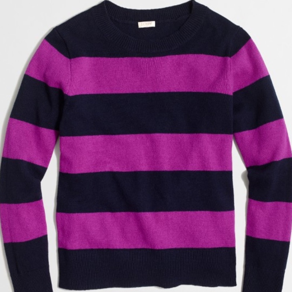 J. Crew Wide Striped Sweater