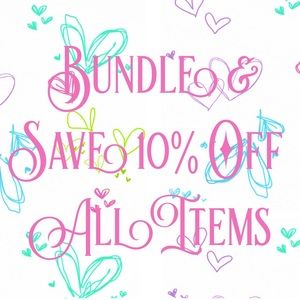 🎈🎈🎈 BUNDLE & SAVE AN ADDITIONAL 10% OFF  🎈🎈🎈