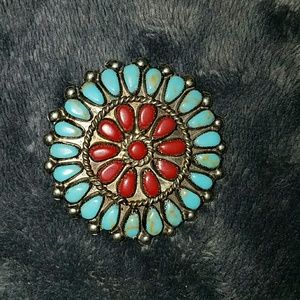 Navajo pendant.sterling silver