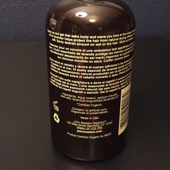 Organic Sea Salt and Lavender hair mist - Picture 2 of 2