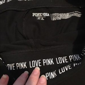 VS pink yoga pants