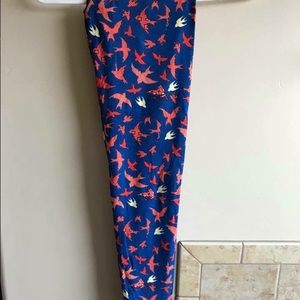 OS Lualaroe leggings NWT. lularoe birds