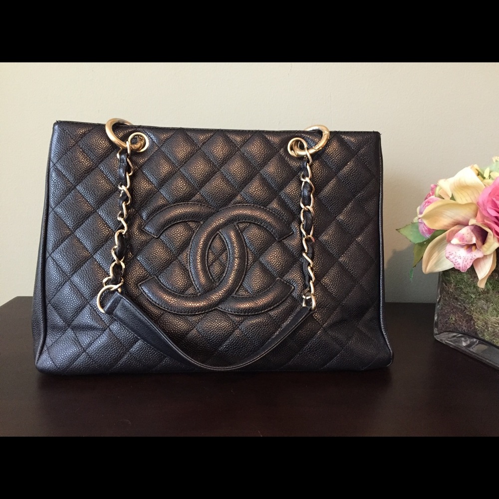 Chanel grand shopping tote bag gst