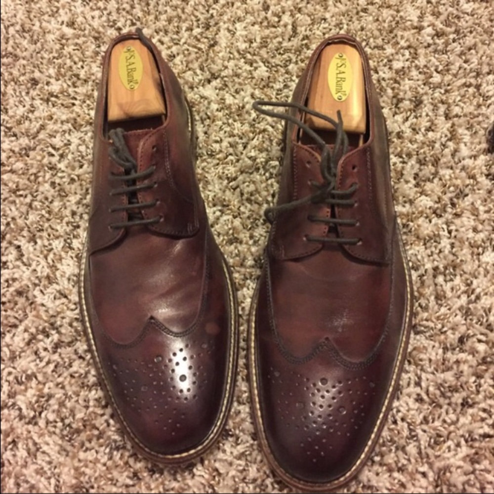 Burgundy Leather dress shoes