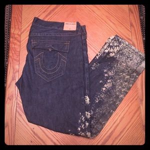 Men's True Religion Splatter Paint Jeans