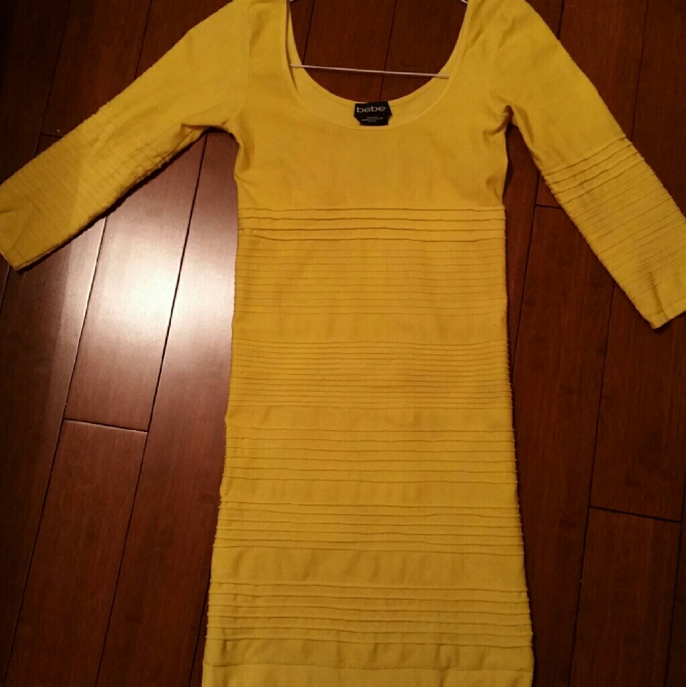 Yellow Bebe Dress