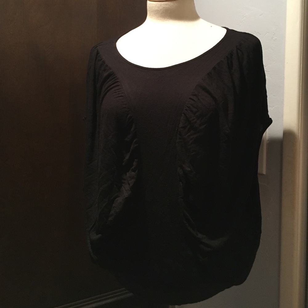 Black jersey top