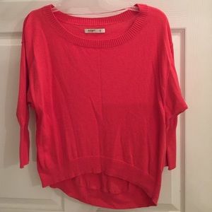 ❗️SOLD❗️Old Navy coral 3/4 length sweater!