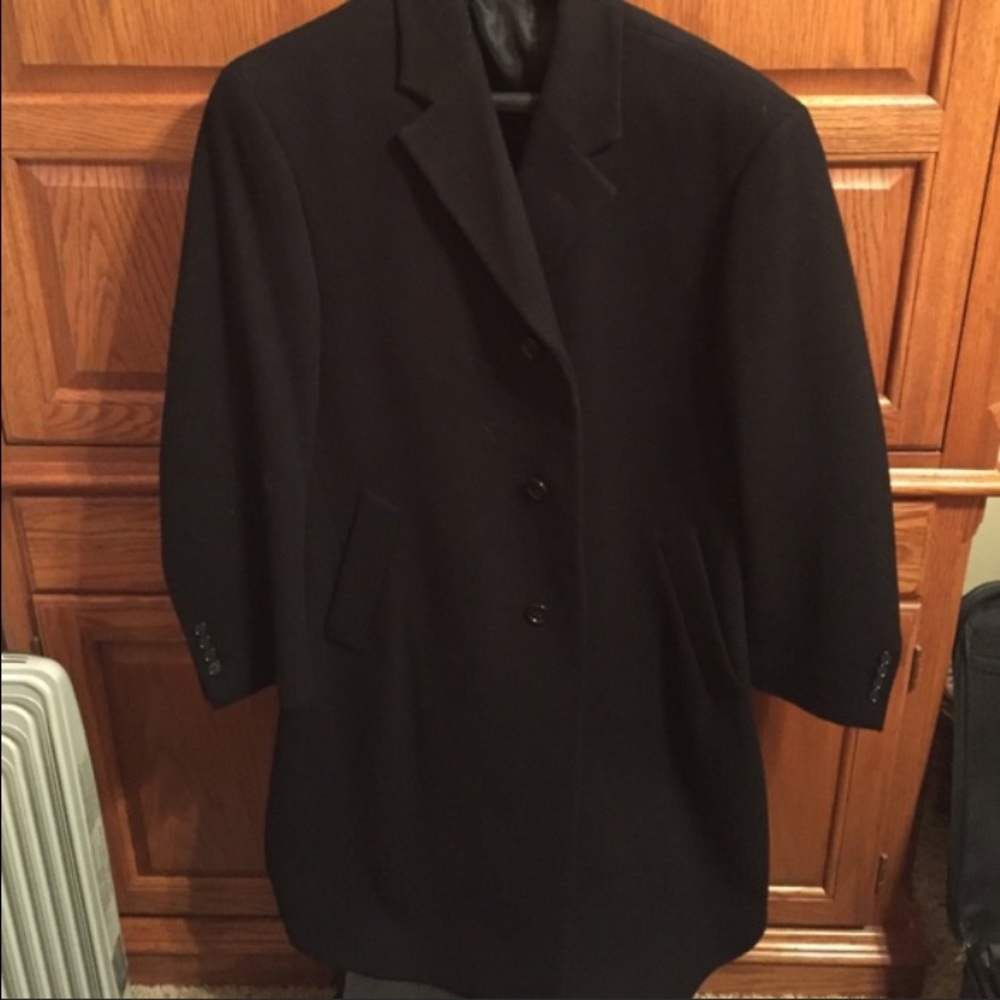 100% wool top coat.