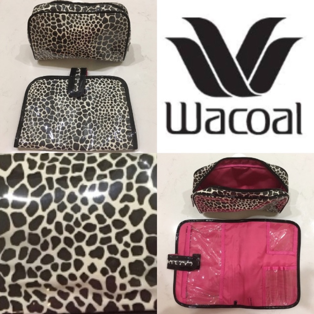NEW WACOAL WATERPROOF MATCHING MAKEUP & WASH BAG.