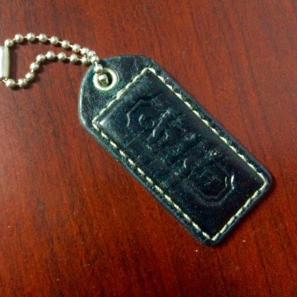 Coach Genuine Leather Key Chain