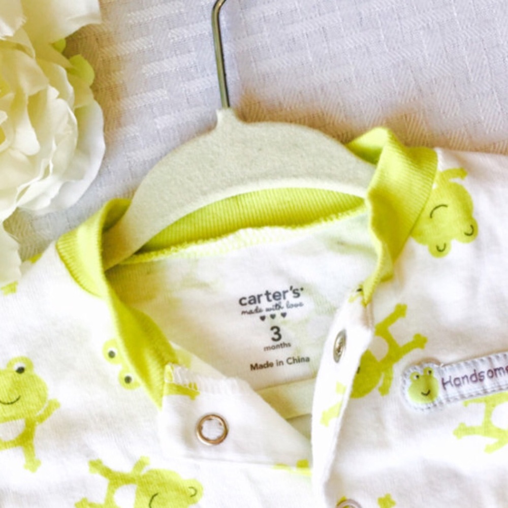 Carter's 3 Month jumper footsie pj sleeper