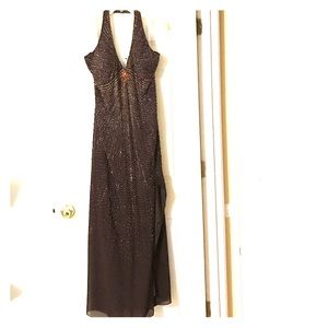 Size 18 Alfred Angelo brown sequin ball gown