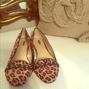 Cheetah print flats