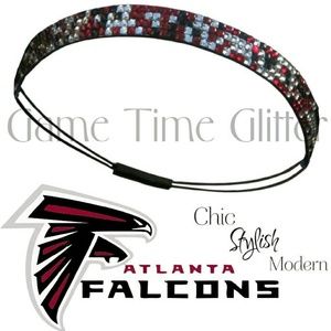 Atlanta Falcons Team Color Rhinestone Headband NEW